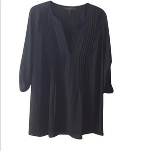 BCbG Pleated Maternity Blouse